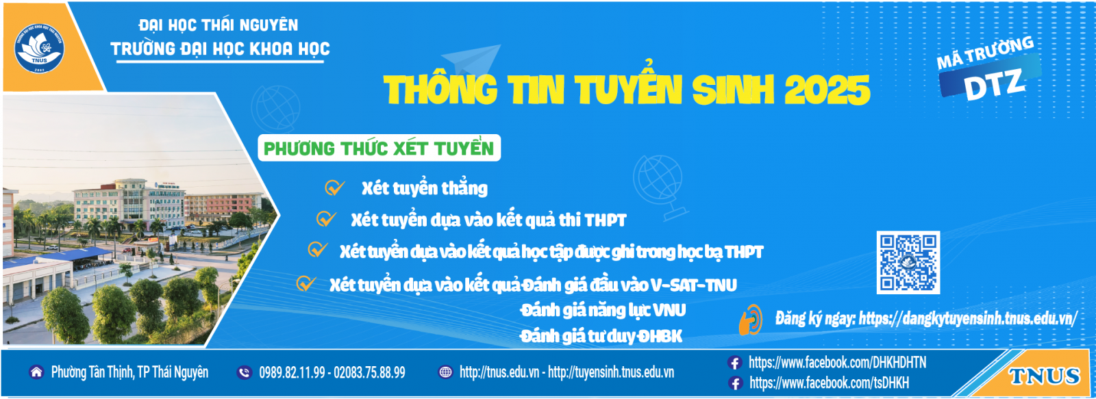 Thông tin tuyển sinh khoa Ngôn ngữ & Văn hóa - Trường Đại học Khoa học - ĐH Thái Nguyên